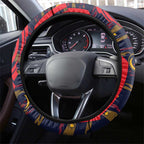 Adelaide Crows Steering Wheel Cover Mascot Cartoon Football Illustration Style