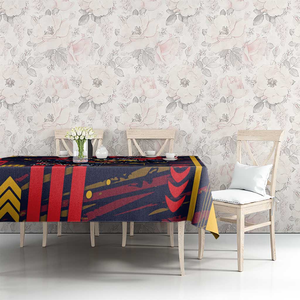 Adelaide Crows Tablecloth Mascot Cartoon Football Illustration Style