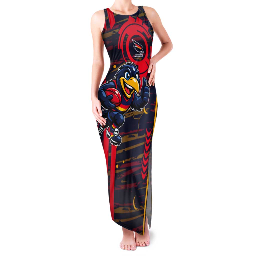 Adelaide Crows Tank Maxi Dress Mascot Cartoon Football Illustration Style
