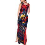 Adelaide Crows Tank Maxi Dress Mascot Cartoon Football Illustration Style