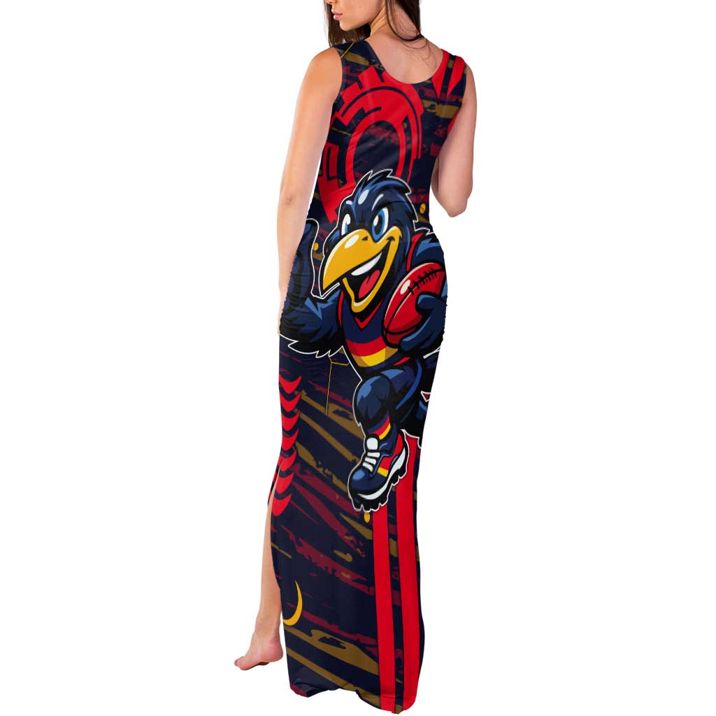 Adelaide Crows Tank Maxi Dress Mascot Cartoon Football Illustration Style