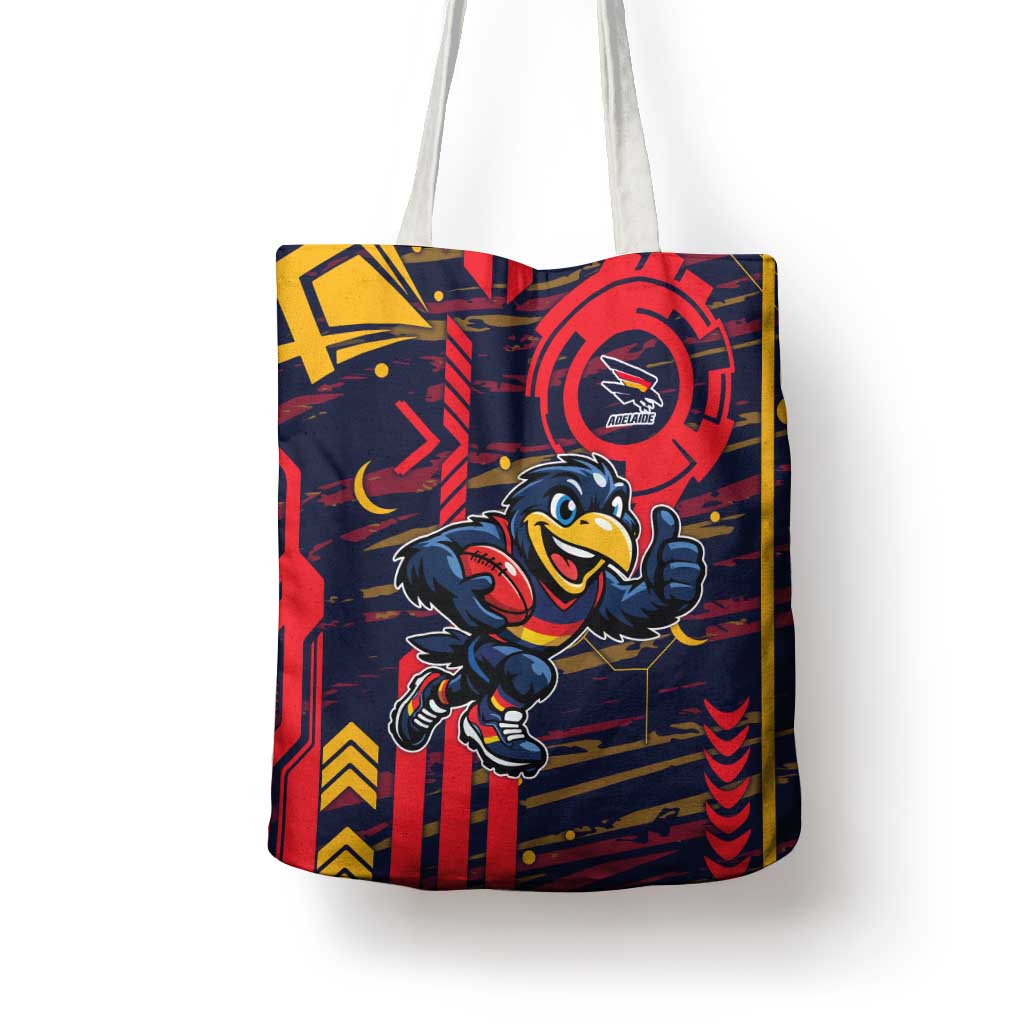 Adelaide Crows Tote Bag Mascot Cartoon Football Illustration Style