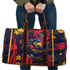 Adelaide Crows Travel Bag Mascot Cartoon Football Illustration Style