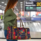 Adelaide Crows Travel Bag Mascot Cartoon Football Illustration Style
