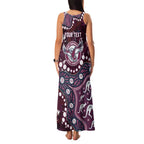 Personalized Manly Warringah Sea Eagles Family Matching Tank Maxi Dress and Hawaiian Shirt Aboriginal Pattern with Graffiti Style Design
