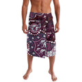 Personalized Manly Warringah Sea Eagles Lavalava Aboriginal Pattern with Graffiti Style Design