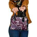 Personalized Manly Warringah Sea Eagles Shoulder Handbag Aboriginal Pattern with Graffiti Style Design