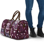 Personalized Manly Warringah Sea Eagles Travel Bag Aboriginal Pattern with Graffiti Style Design
