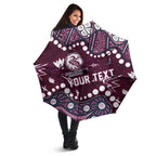 Personalized Manly Warringah Sea Eagles Umbrella Aboriginal Pattern with Graffiti Style Design