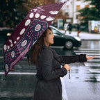Personalized Manly Warringah Sea Eagles Umbrella Aboriginal Pattern with Graffiti Style Design