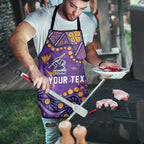 Personalized Melbourne Storm Apron Aboriginal Pattern with Graffiti Style Design