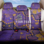 Personalized Melbourne Storm Back Car Seat Cover Aboriginal Pattern with Graffiti Style Design