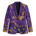 Personalized Melbourne Storm Blazer Aboriginal Pattern with Graffiti Style Design