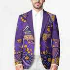 Personalized Melbourne Storm Blazer Aboriginal Pattern with Graffiti Style Design