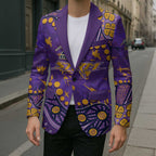 Personalized Melbourne Storm Blazer Aboriginal Pattern with Graffiti Style Design