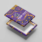 Personalized Melbourne Storm Canvas Wall Art Aboriginal Pattern with Graffiti Style Design