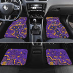 Personalized Melbourne Storm Car Mats Aboriginal Pattern with Graffiti Style Design