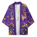 Personalized Melbourne Storm Kimono Aboriginal Pattern with Graffiti Style Design