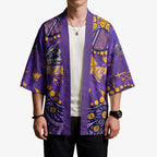 Personalized Melbourne Storm Kimono Aboriginal Pattern with Graffiti Style Design