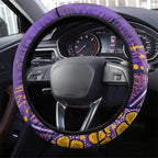 Melbourne Storm Steering Wheel Cover Aboriginal Pattern with Graffiti Style Design