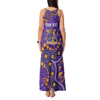 Personalized Melbourne Storm Tank Maxi Dress Aboriginal Pattern with Graffiti Style Design