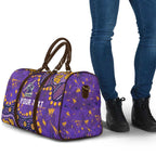Personalized Melbourne Storm Travel Bag Aboriginal Pattern with Graffiti Style Design