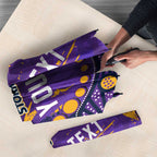 Personalized Melbourne Storm Umbrella Aboriginal Pattern with Graffiti Style Design