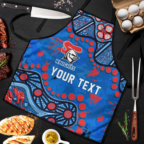 Personalized New Zealand Warriors Apron Aboriginal Pattern with Graffiti Style Design