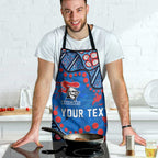 Personalized New Zealand Warriors Apron Aboriginal Pattern with Graffiti Style Design