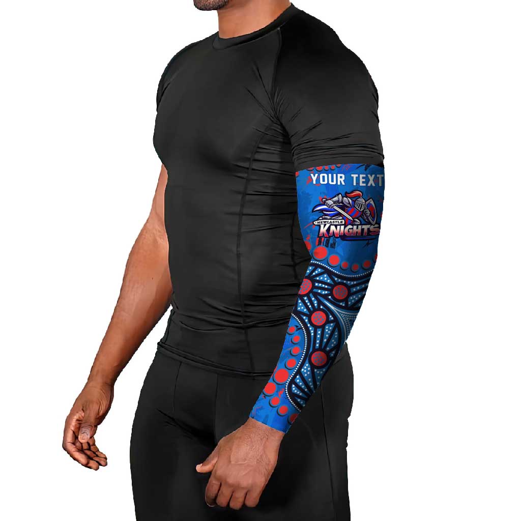 Personalized New Zealand Warriors Arm Sleeves Aboriginal Pattern with Graffiti Style Design