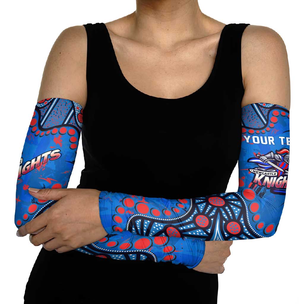 Personalized New Zealand Warriors Arm Sleeves Aboriginal Pattern with Graffiti Style Design