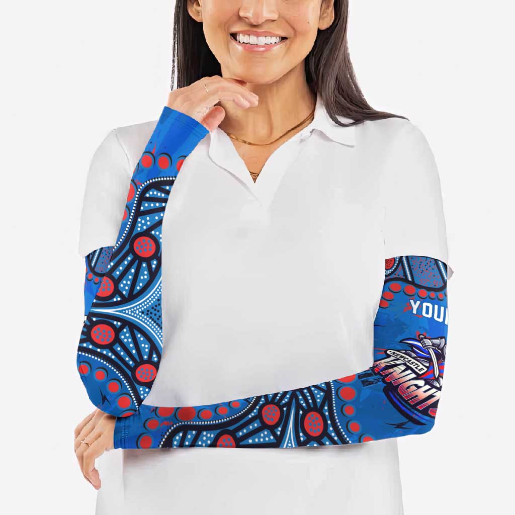 Personalized New Zealand Warriors Arm Sleeves Aboriginal Pattern with Graffiti Style Design