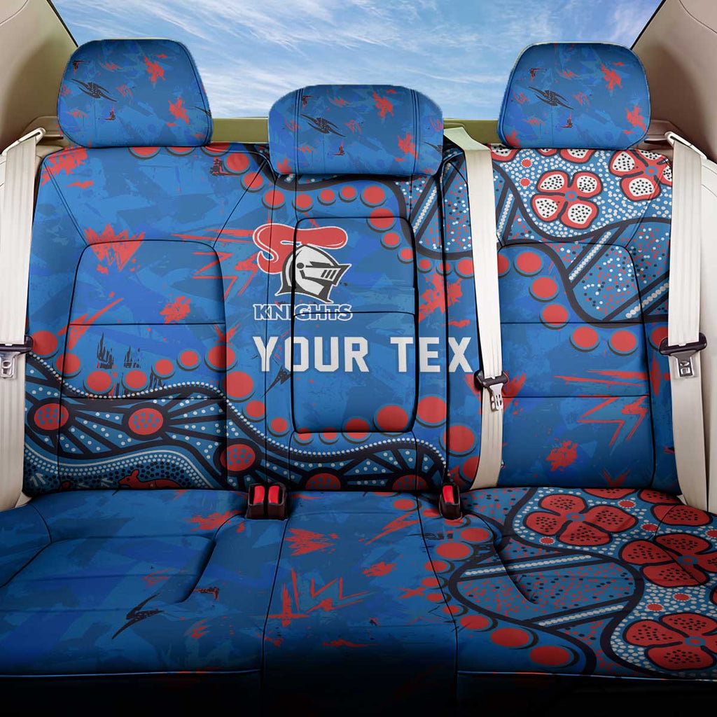 Personalized New Zealand Warriors Back Car Seat Cover Aboriginal Pattern with Graffiti Style Design