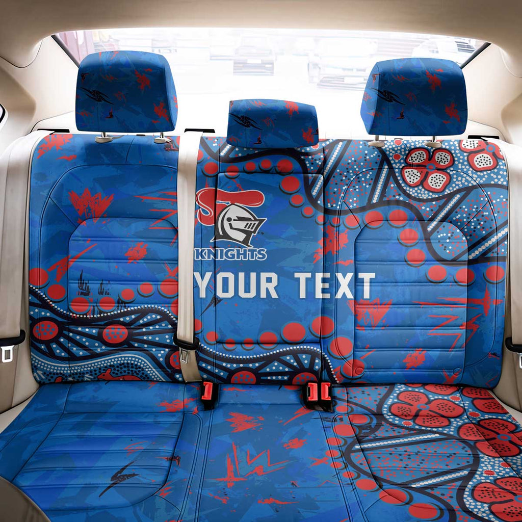 Personalized New Zealand Warriors Back Car Seat Cover Aboriginal Pattern with Graffiti Style Design
