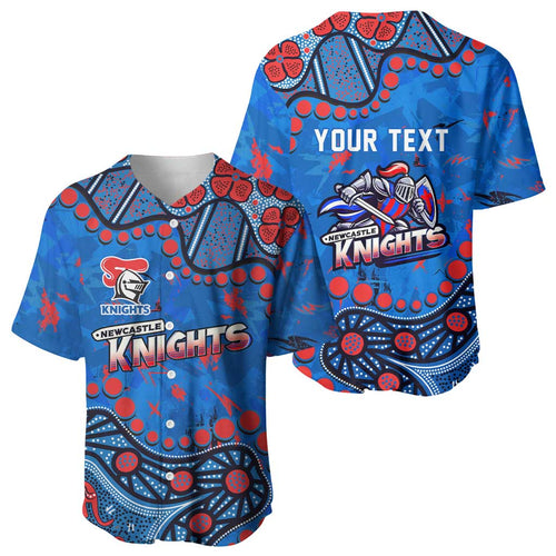 Personalized New Zealand Warriors Baseball Jersey Aboriginal Pattern with Graffiti Style Design