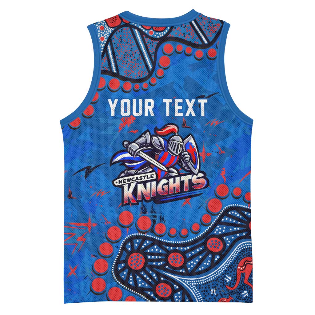 Personalized New Zealand Warriors Basketball Jersey Aboriginal Pattern with Graffiti Style Design