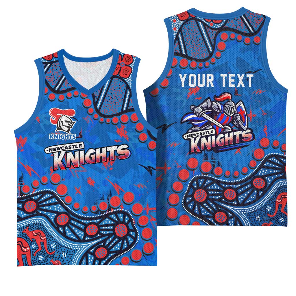 Personalized New Zealand Warriors Basketball Jersey Aboriginal Pattern with Graffiti Style Design