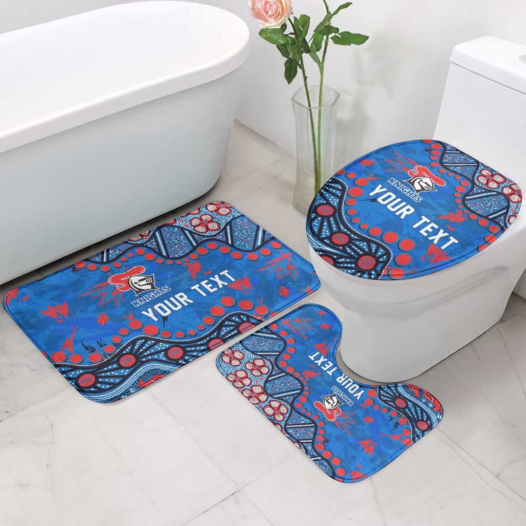 Personalized New Zealand Warriors Bathroom Set Aboriginal Pattern with Graffiti Style Design