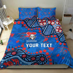 Personalized New Zealand Warriors Bedding Set Aboriginal Pattern with Graffiti Style Design