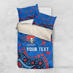 Personalized New Zealand Warriors Bedding Set Aboriginal Pattern with Graffiti Style Design