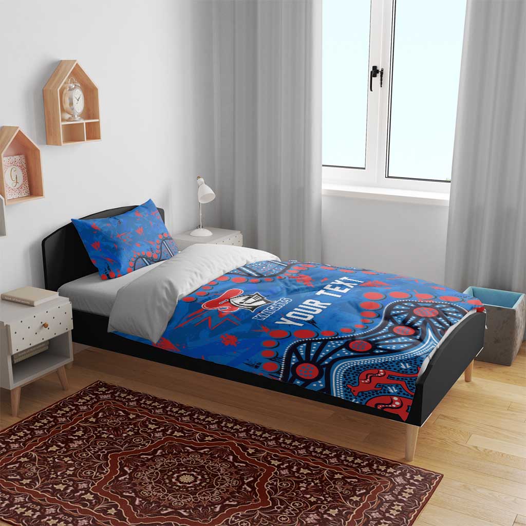 Personalized New Zealand Warriors Bedding Set Aboriginal Pattern with Graffiti Style Design