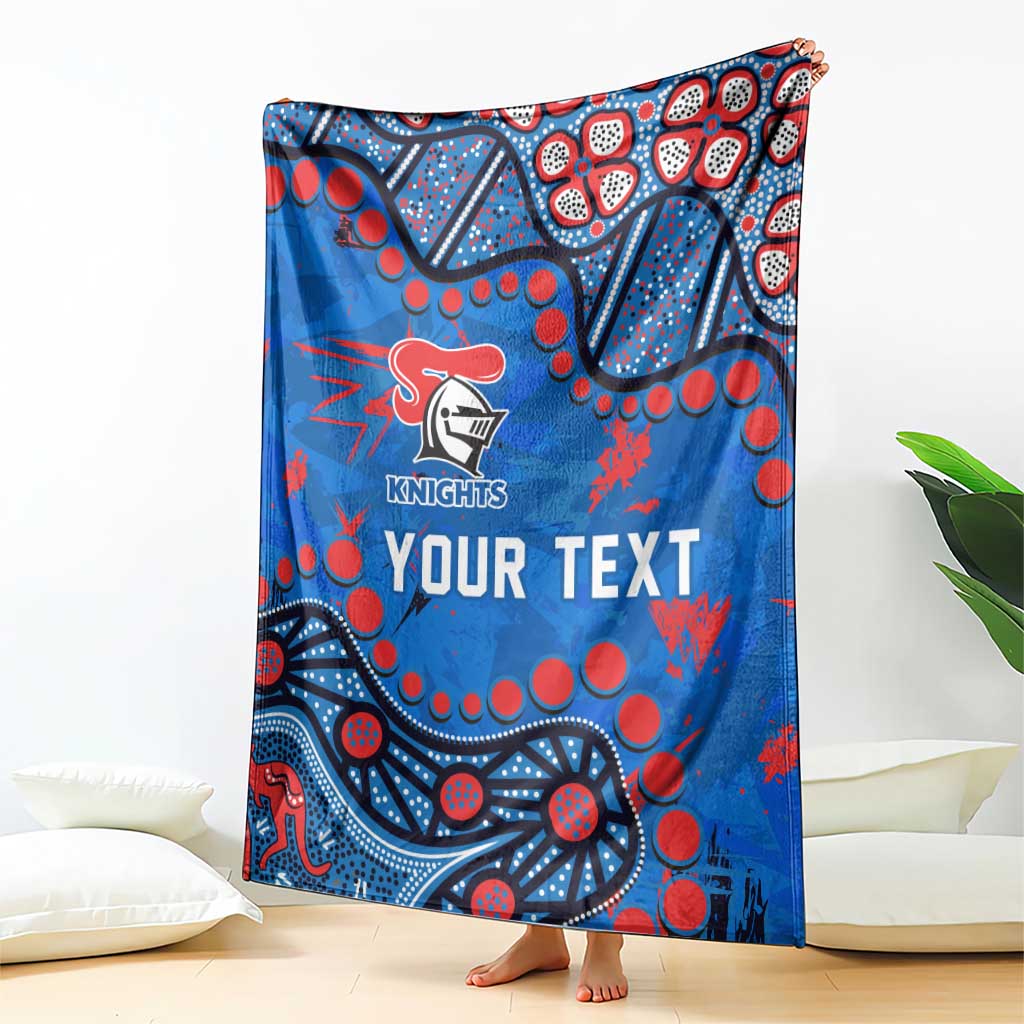 Personalized New Zealand Warriors Blanket Aboriginal Pattern with Graffiti Style Design