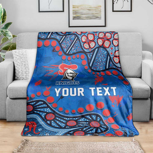 Personalized New Zealand Warriors Blanket Aboriginal Pattern with Graffiti Style Design