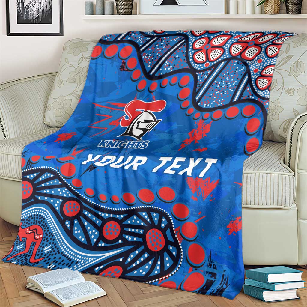 Personalized New Zealand Warriors Blanket Aboriginal Pattern with Graffiti Style Design