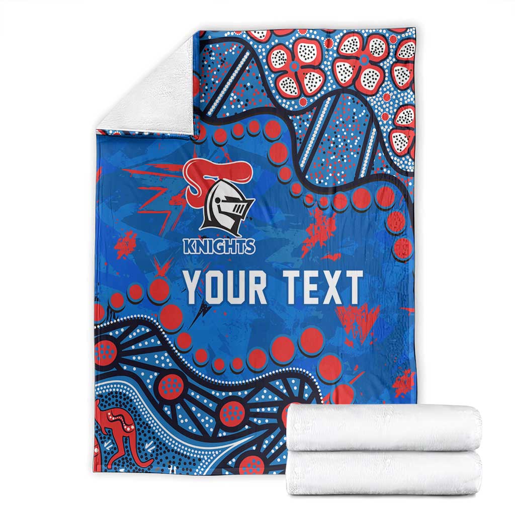 Personalized New Zealand Warriors Blanket Aboriginal Pattern with Graffiti Style Design