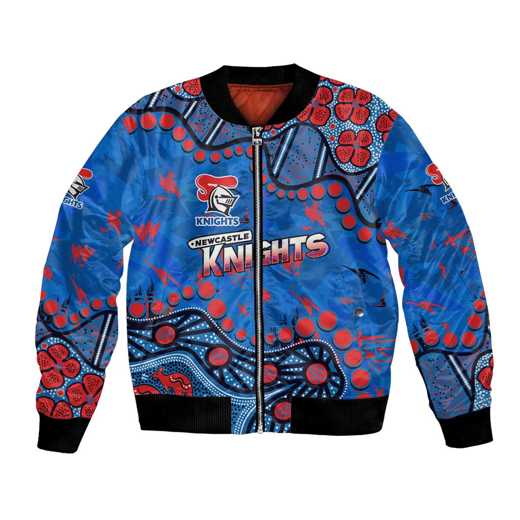 Personalized New Zealand Warriors Bomber Jacket Aboriginal Pattern with Graffiti Style Design
