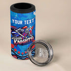 Personalized New Zealand Warriors 4 in 1 Can Cooler Tumbler Aboriginal Pattern with Graffiti Style Design