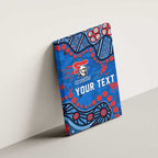 Personalized New Zealand Warriors Canvas Wall Art Aboriginal Pattern with Graffiti Style Design