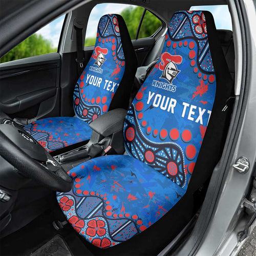 Personalized New Zealand Warriors Car Seat Cover Aboriginal Pattern with Graffiti Style Design