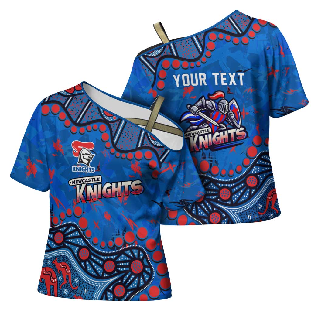 Personalized New Zealand Warriors Cross Shoulder Shirt Aboriginal Pattern with Graffiti Style Design